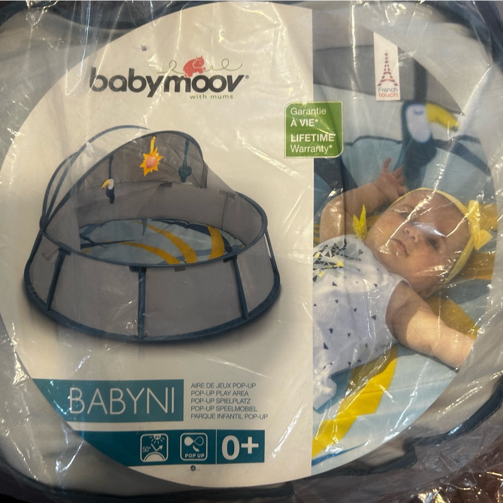 Babymoov Babyni we used 1x in our backyard last summer.  EUC